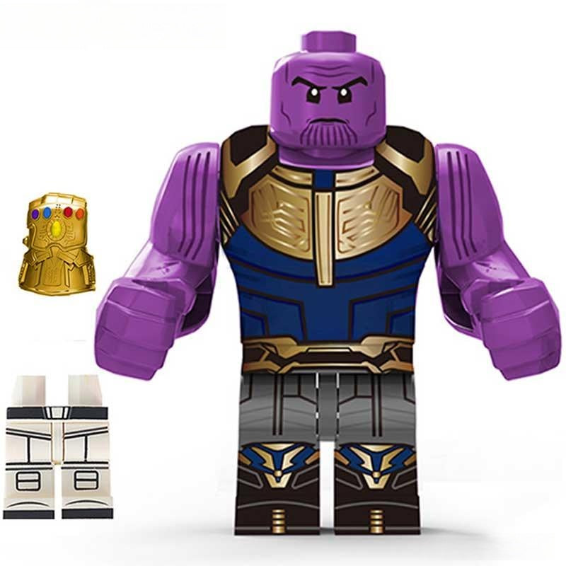 Marvel Lego Custom Minifigure - Thanos from Avengers 2