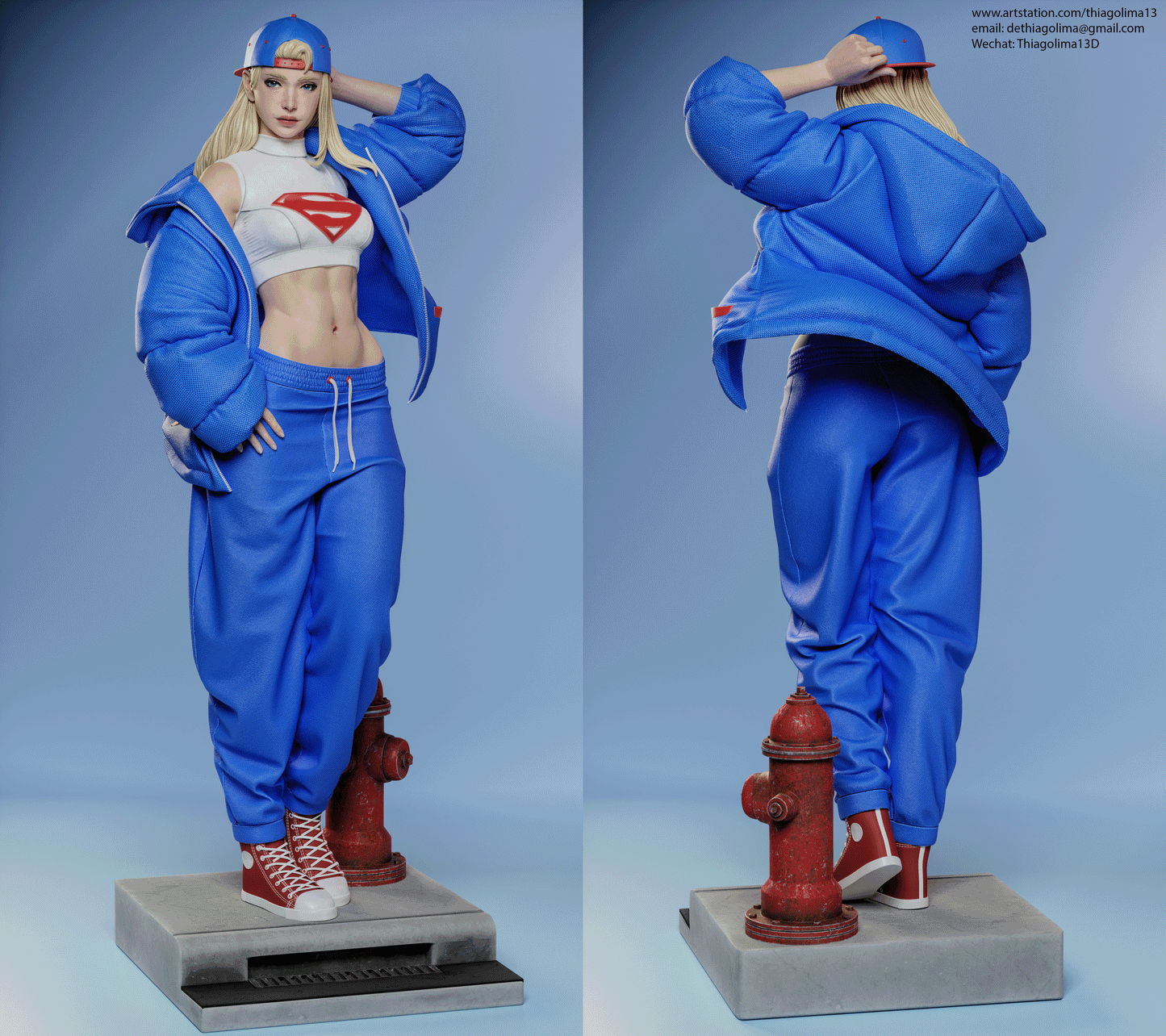 DC Comics Statue - Supergirl Streetwear (1:6 Scale)