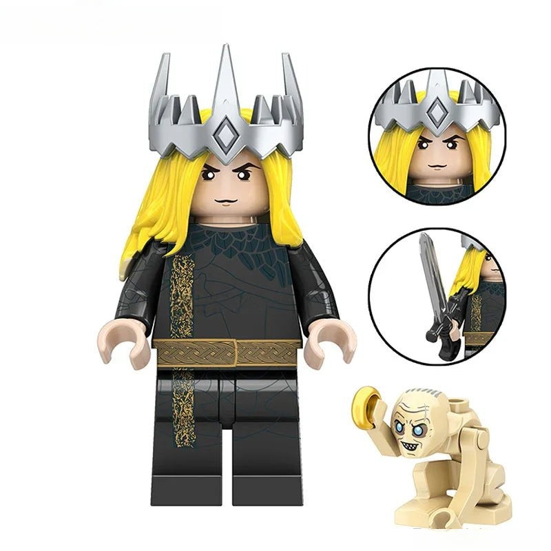 Movies Lego Custom Minifigure - Thranduil Lord of The Rings