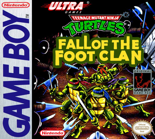 TMNT Video Game - Fall Of The Foot Clan (Gameboy)