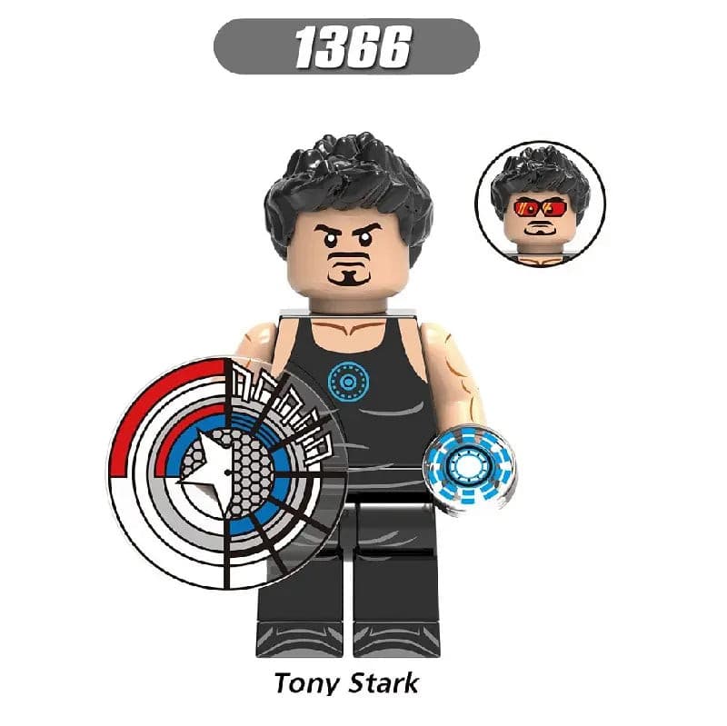 Marvel Lego Custom Minifigure - Tony Stark