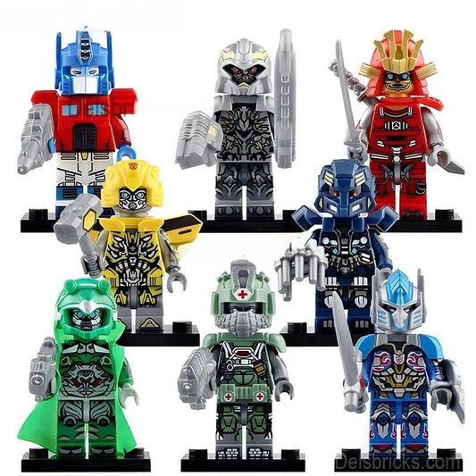 Transformers Lego Custom Minifigure Set - Transformers Set of 8