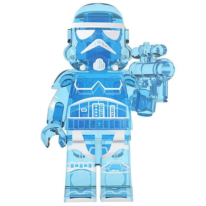 Star Wars Lego Custom Minifigure - Transparent Imperial Stormtrooper
