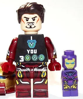 Marvel Lego Custom Minifigure - Iron Man 6