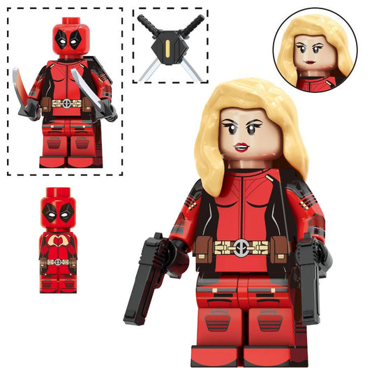 Marvel Lego Custom Minifigure - Lady Deadpool