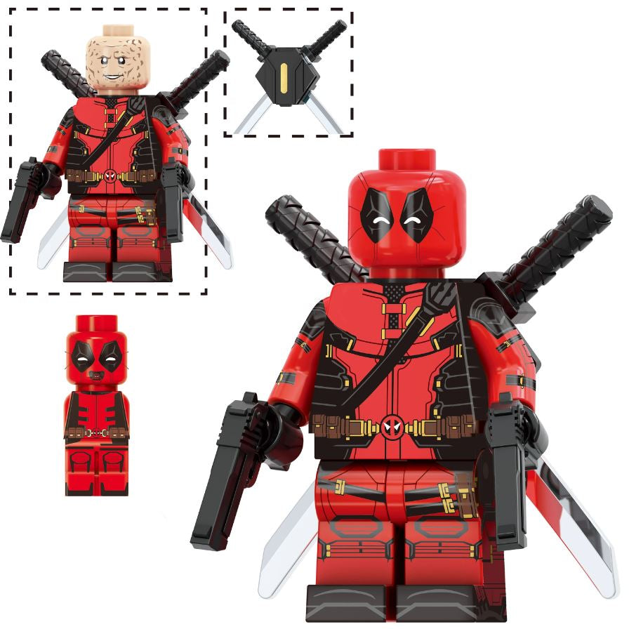 Marvel Lego Custom Minifigure - Deadpool 6
