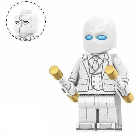 Marvel Lego Custom Minifigure - Moon Knight Mr. Knight 1