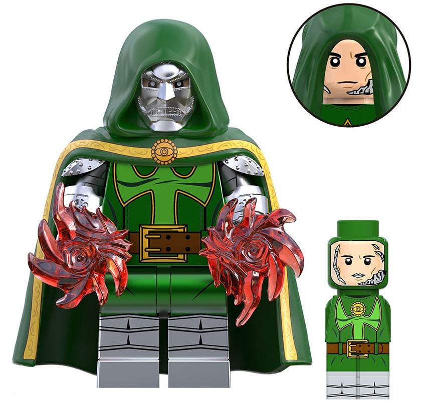 Marvel Lego Custom Minifigure - Dr. Doom 5