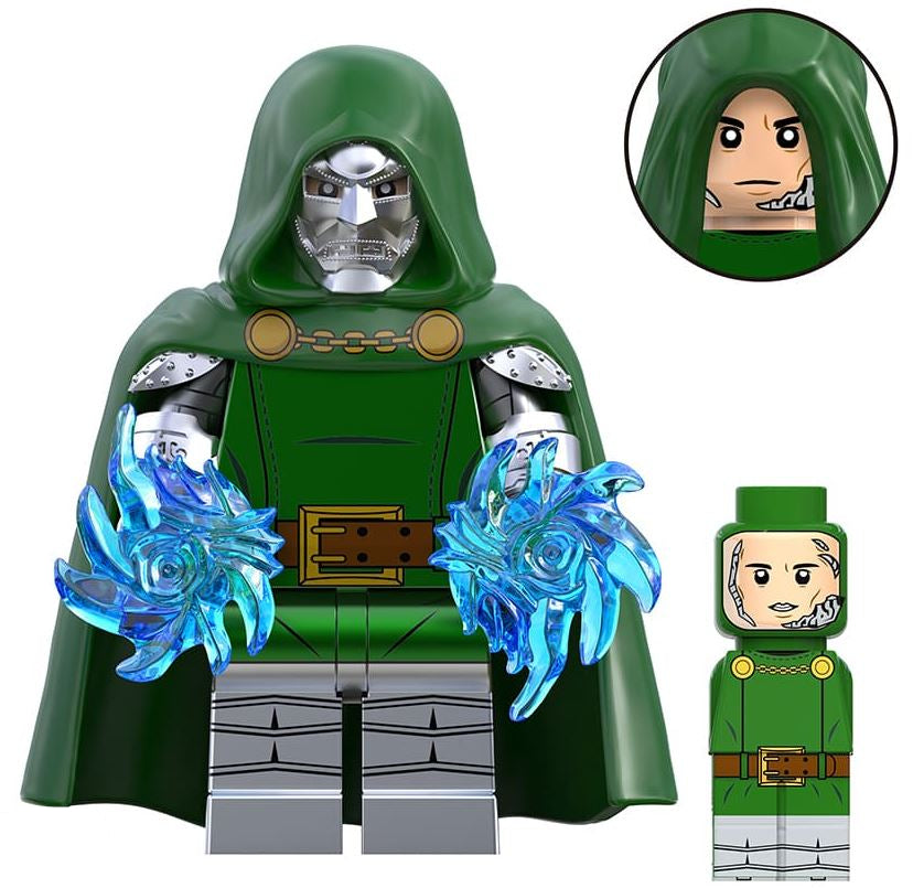 Marvel Lego Custom Minifigure - Dr. Doom 4