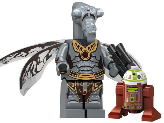 Star Wars Lego Custom Minifigure - Geonosia Zombie