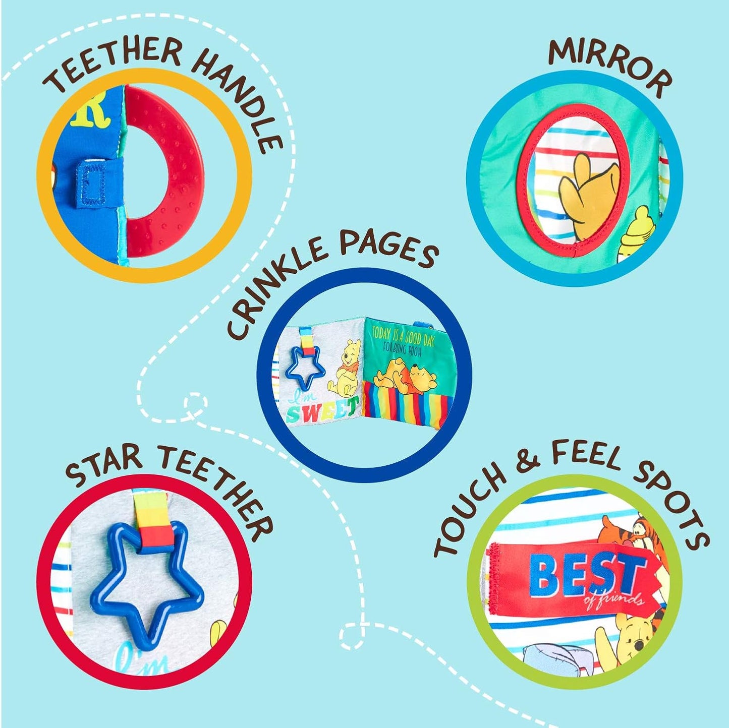 Disney Accordion Soft Book - Classic Winnie the Pooh