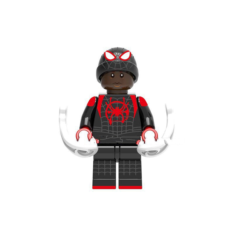 Marvel Lego Custom Minifigure - Miles Morales (Unmasked)