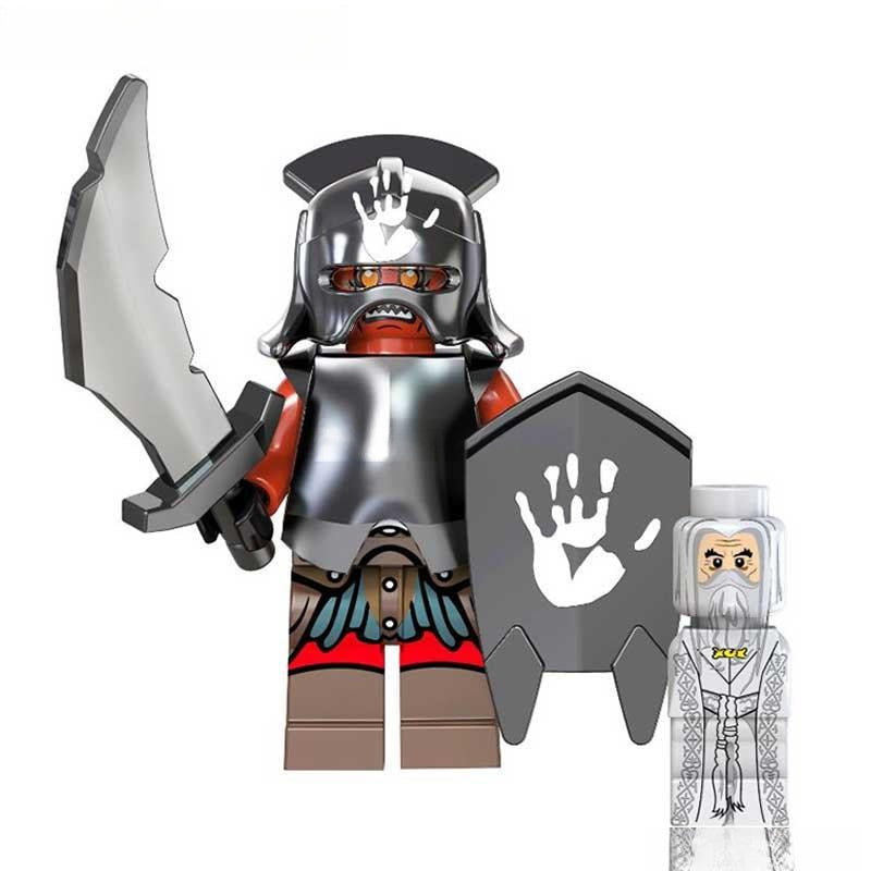 Movies Lego Custom Minifigure - Uruk-hai Lord of The Rings 1