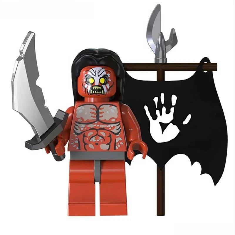 Movies Lego Custom Minifigure - Uruk-hai Lord of The Rings 3
