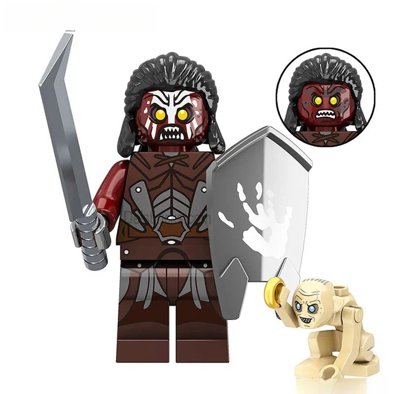 Movies Lego Custom Minifigure - Uruk-hai Lord of The Rings 5