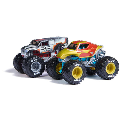 Iron Man vs War Machine Monster Jam  - 1:64 scale die-cast 2-Pack