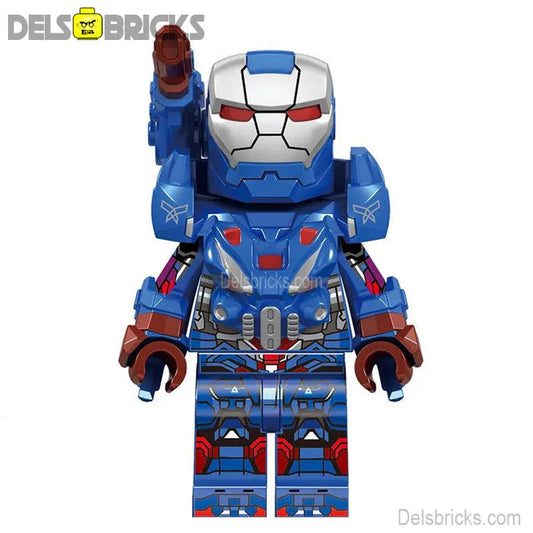 Marvel Lego Custom Minifigure - Iron Patriot
