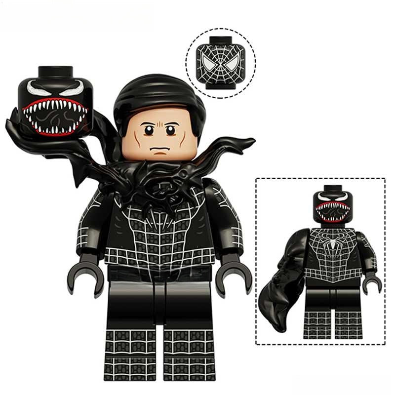 Marvel Lego Custom Minifigure - Symbiote Spider-Man (Venom)