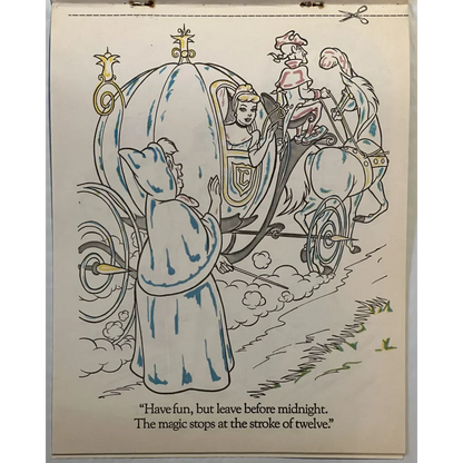 Disney Cinderella Paint Book