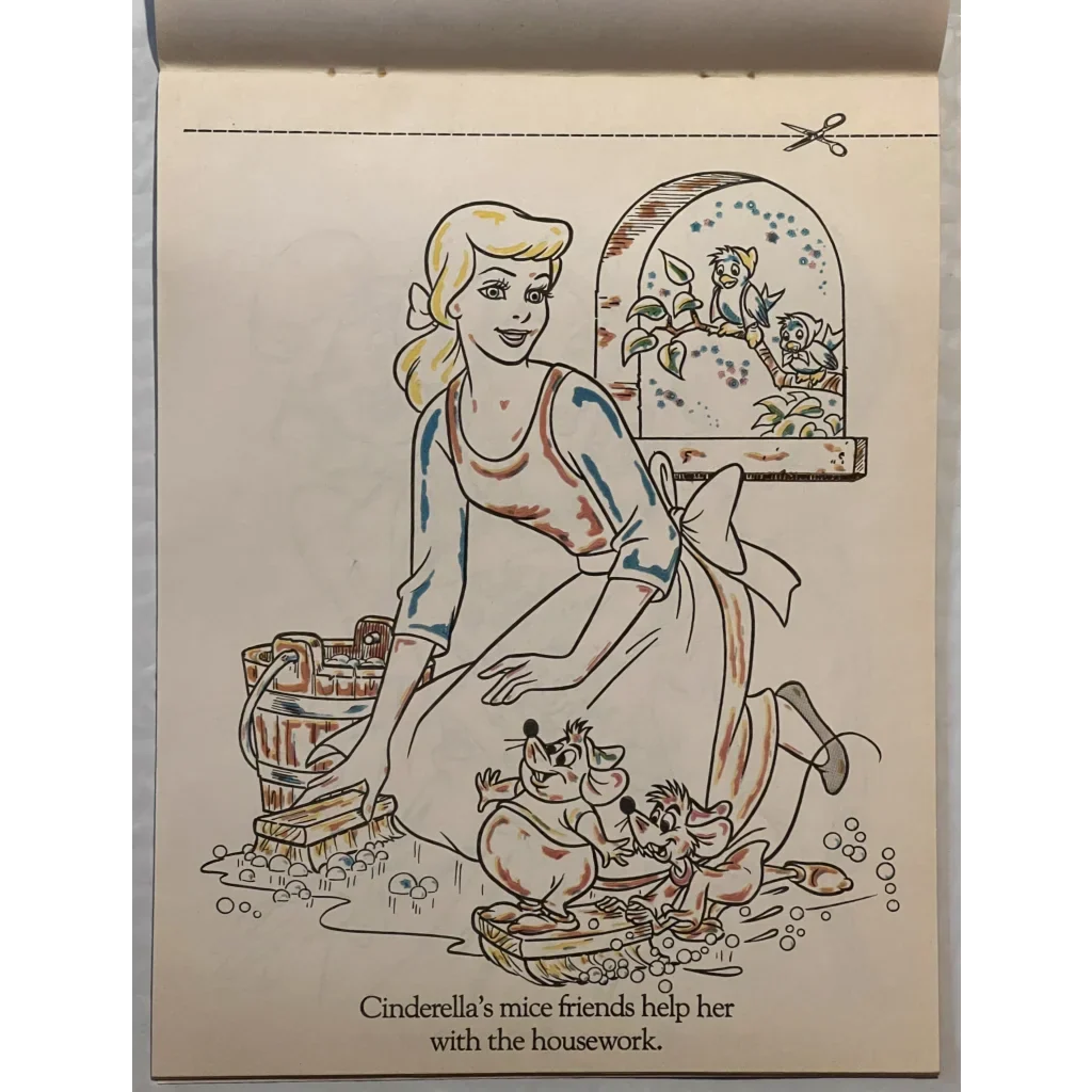 Disney Cinderella Paint Book