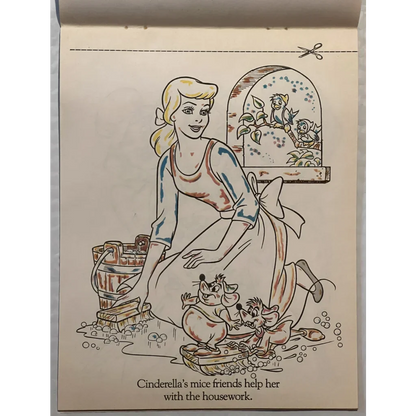 Disney Cinderella Paint Book