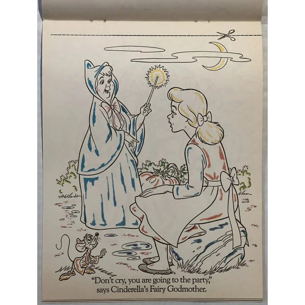 Disney Cinderella Paint Book