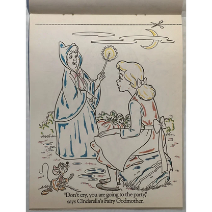 Disney Cinderella Paint Book