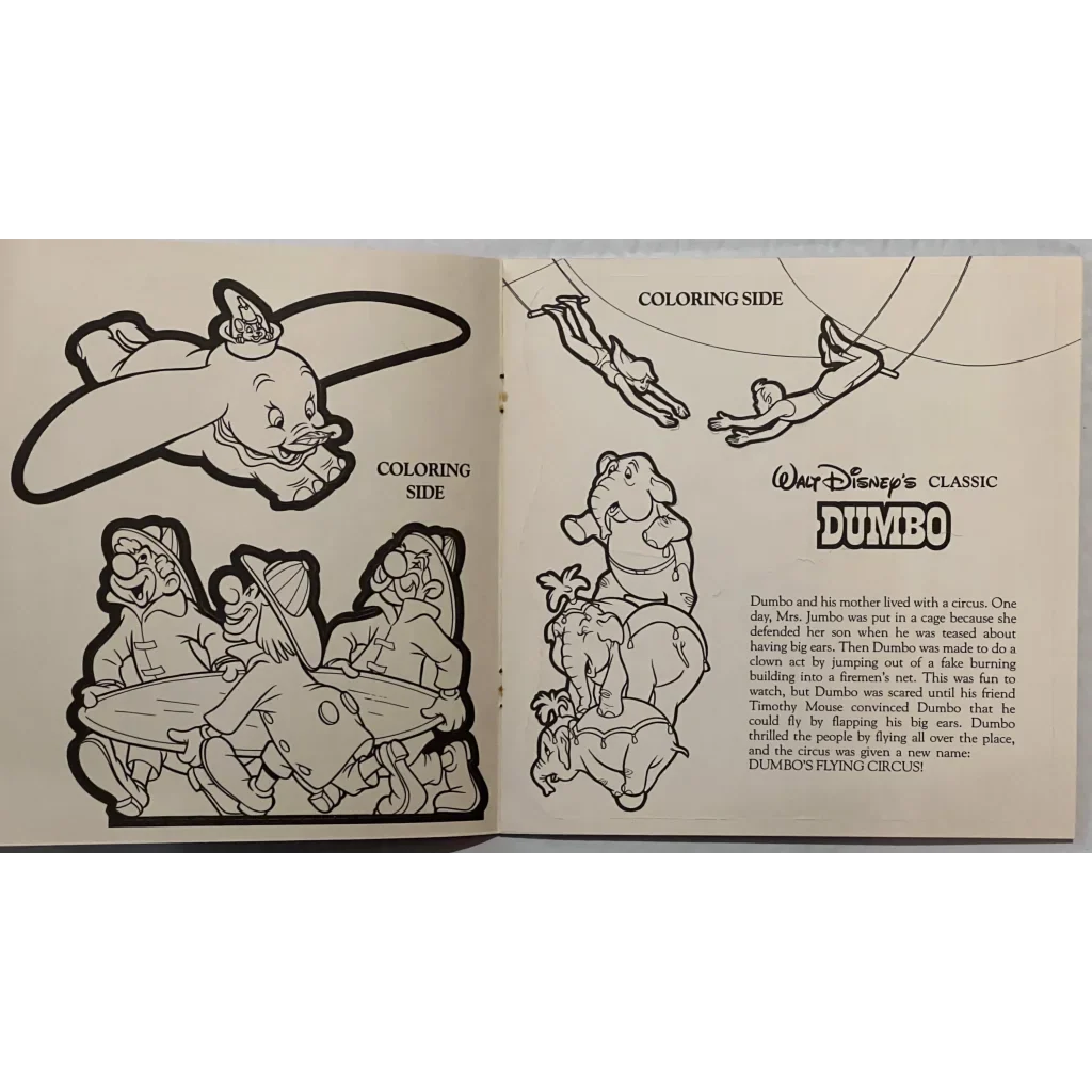 Disney Dumbo Press Book