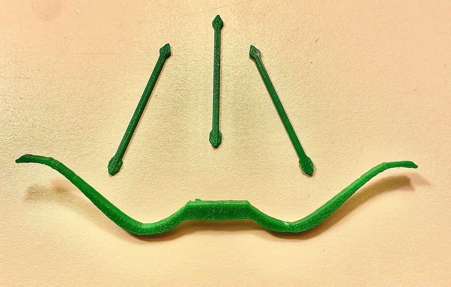 DC Super Powers Green Arrow Bow & Arrows Repro Part 1984 Vintage Kenner