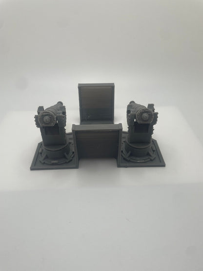 Star Wars Rebel Transport Cannons Mount & Base Repro Part 1982 Vintage Kenner