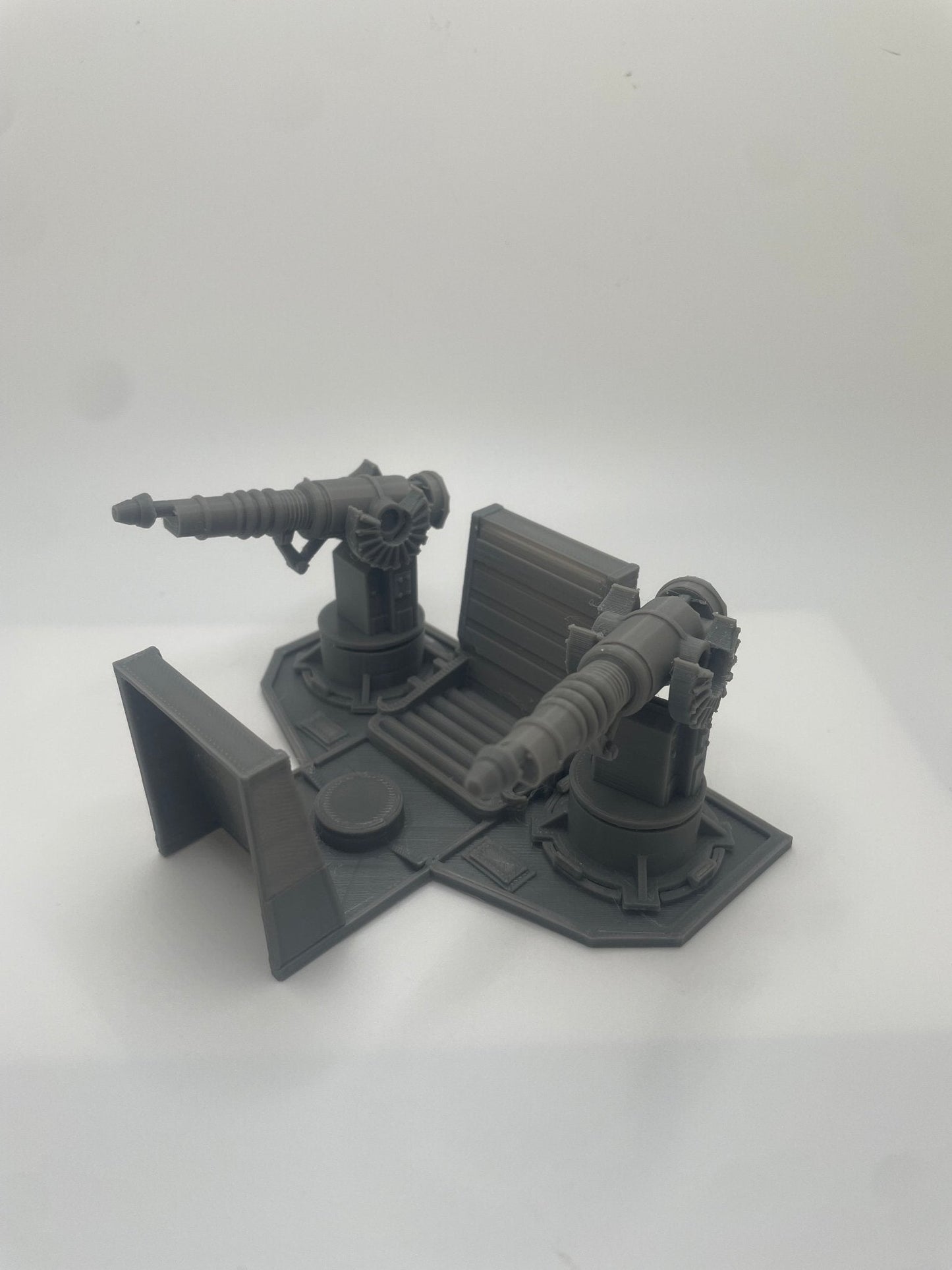 Star Wars Rebel Transport Cannons Mount & Base Repro Part 1982 Vintage Kenner