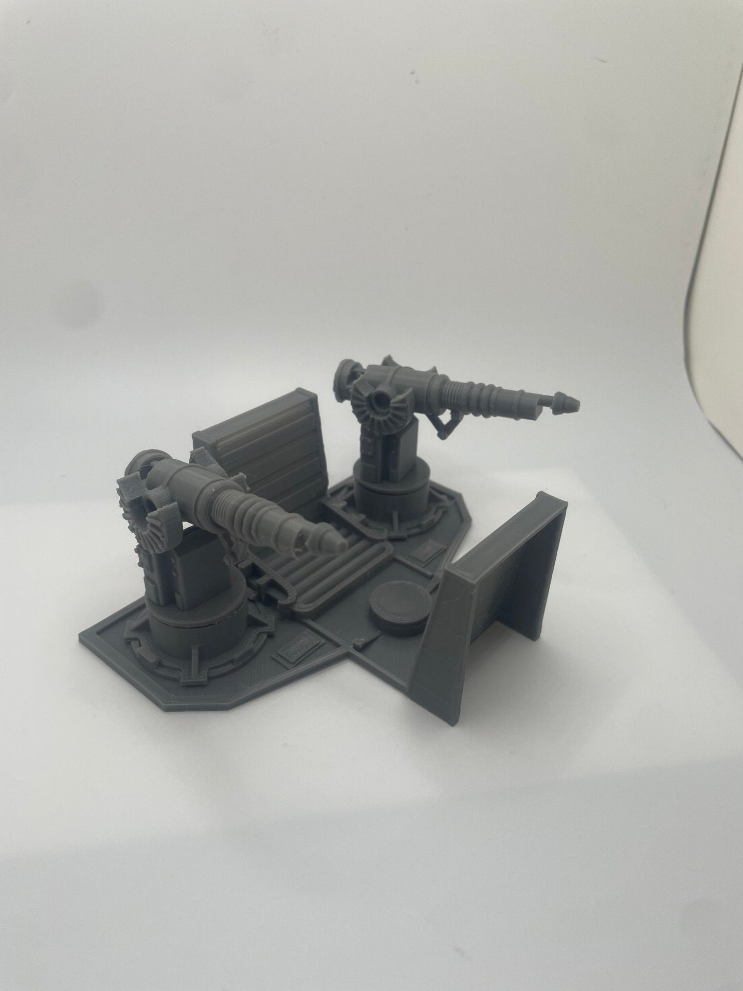 Star Wars Rebel Transport Cannons Mount & Base Repro Part 1982 Vintage Kenner