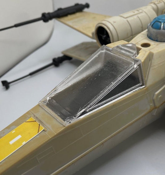 Star Wars X Wing Fighter Canopy Glass Repro Part 1978 Vintage Kenner