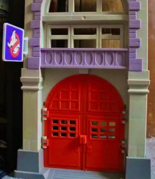 Real Ghostbusters Firehouse Door Set Repro Part 1987 Vintage Kenner