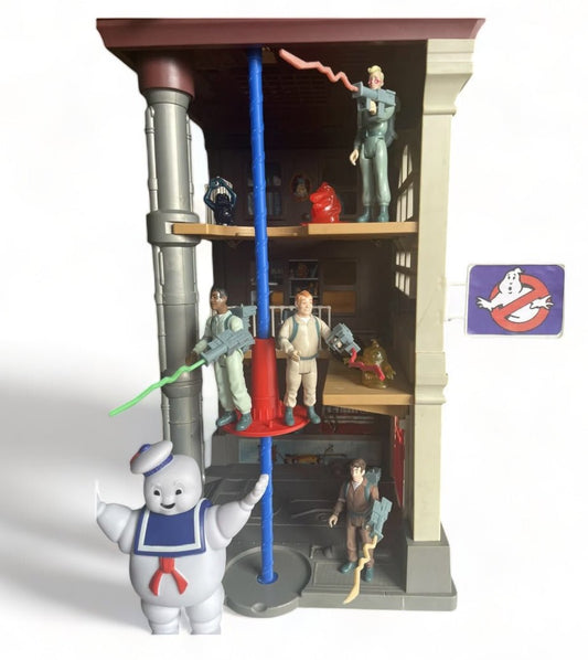 Real Ghostbusters Firehouse Reproduction Pole & Base 1987 Vintage Kenner