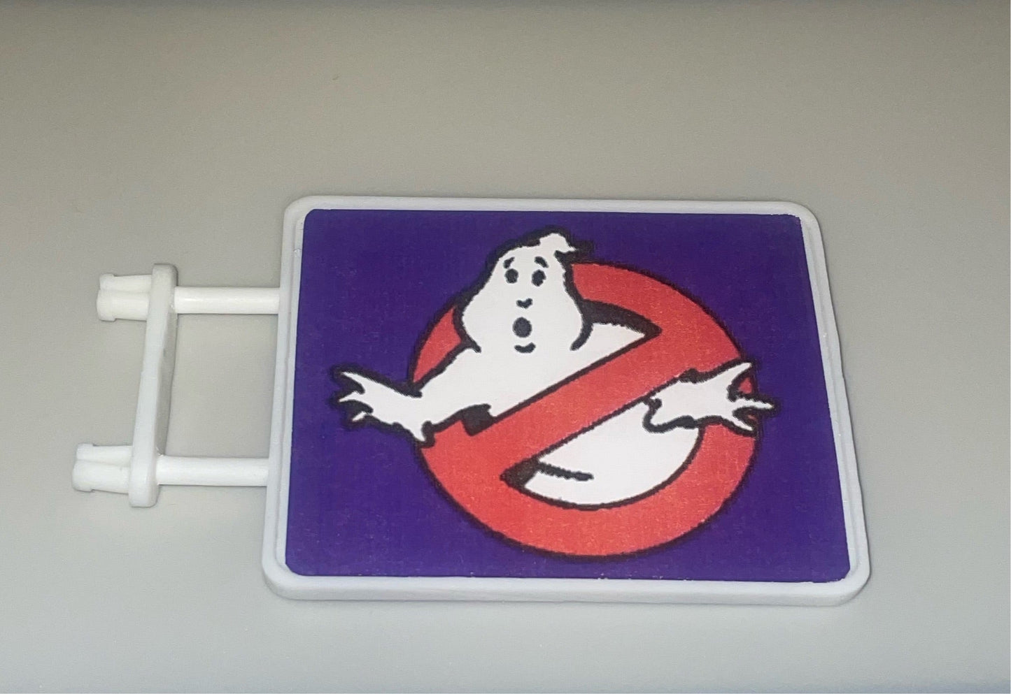 Real Ghostbusters Firehouse Reproduction Sign 1987 Vintage Kenner