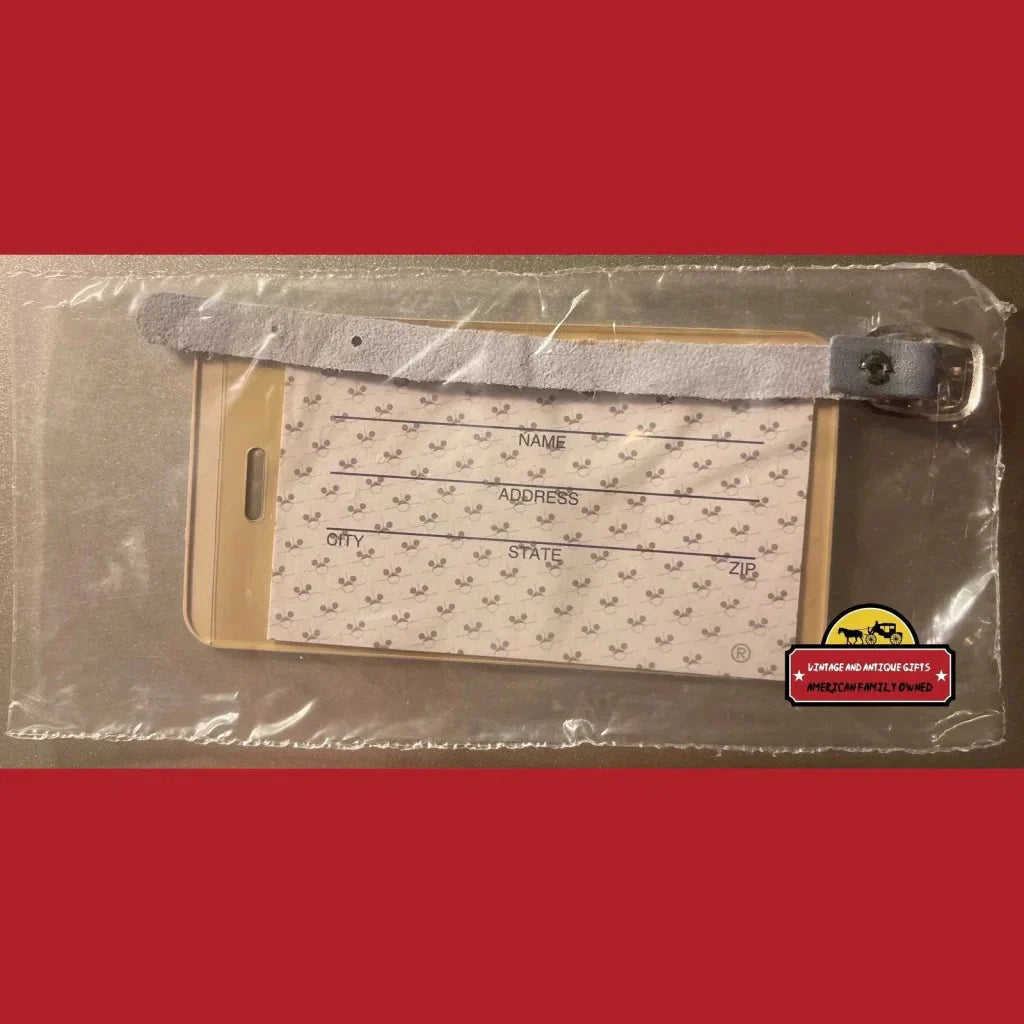 Disney World Mickey Mouse Luggage Tag Unopened