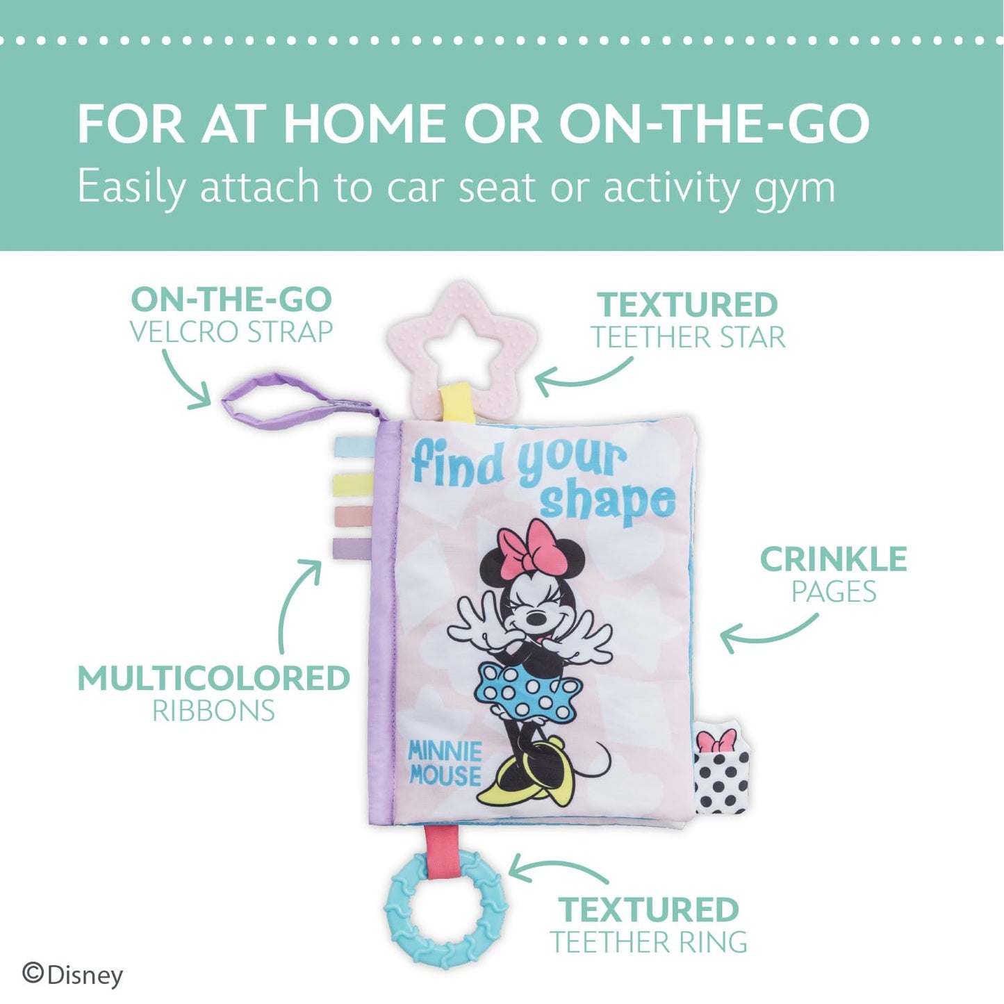 Disney Deluxe Soft Book - Minnie Mouse Find Your Shape