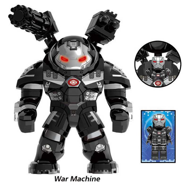 Marvel Lego Custom Minifigure - War Machine Hulkbuster Big Figure