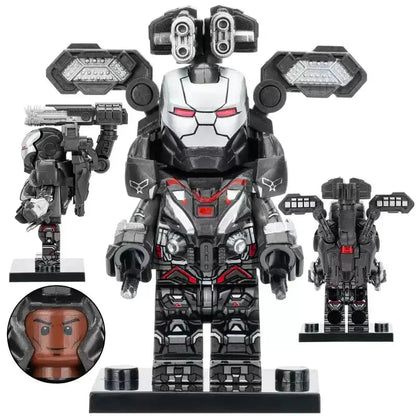 Marvel Lego Custom Minifigure - War Machine Mark One 2