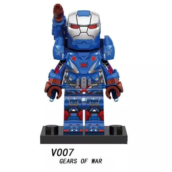 Marvel Lego Custom Minifigure - Iron Patriot