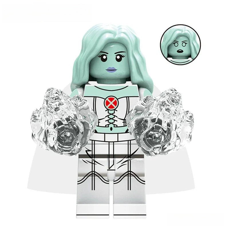 Marvel Lego Custom Minifigure - White Queen Emma Frost X-Men