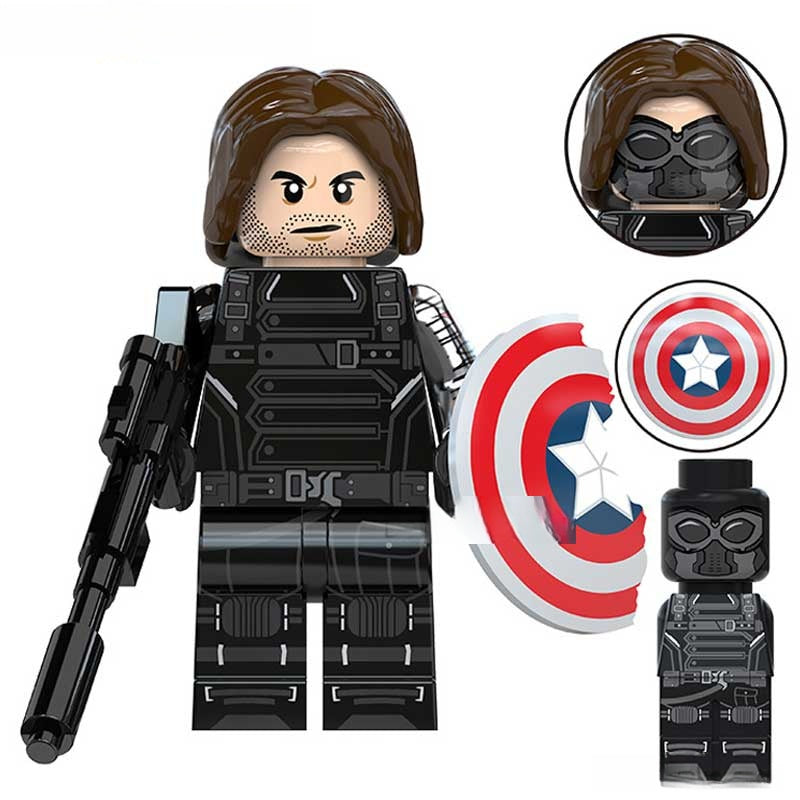 Marvel Lego Custom Minifigure - Winter Soldier 2