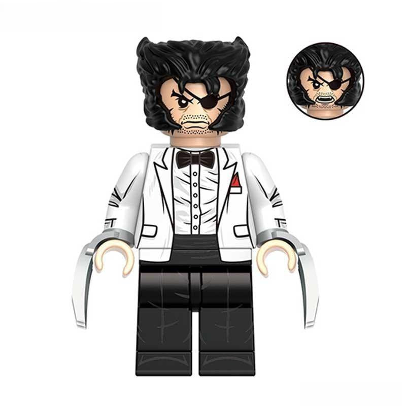 Marvel Lego Custom Minifigure - Wolverine Logan from X-Men 5