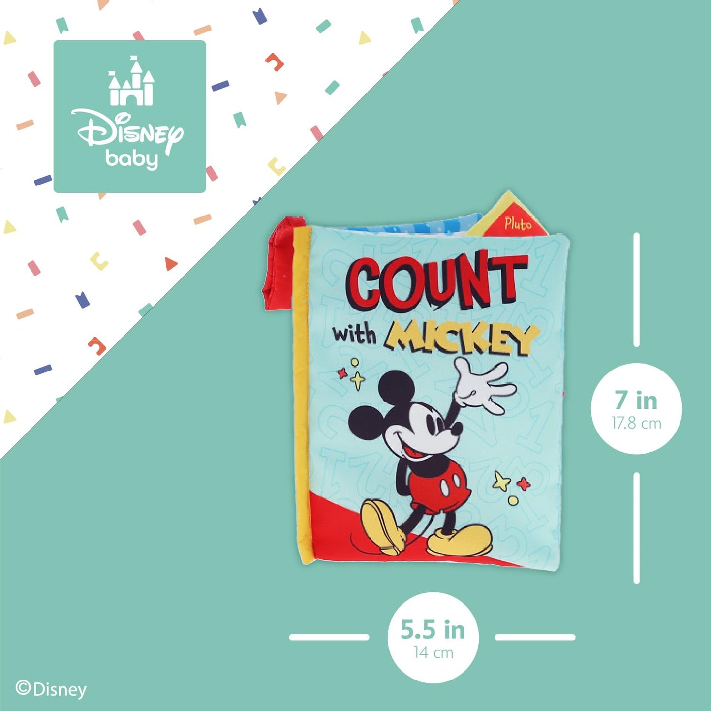 Disney Soft Book - Count with Mickey Mouse Deluxe