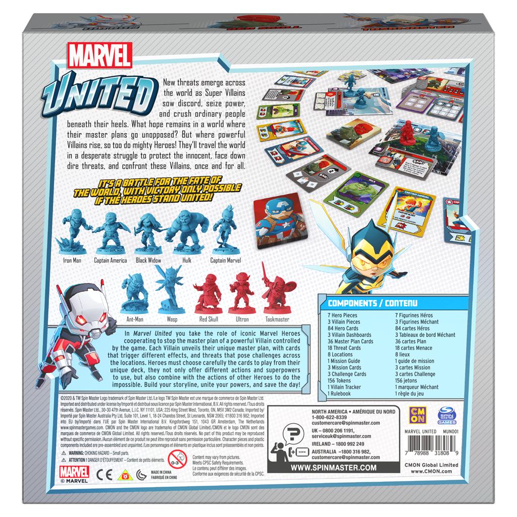 Marvel United Super Hero Cooperative Strategy Card Game
