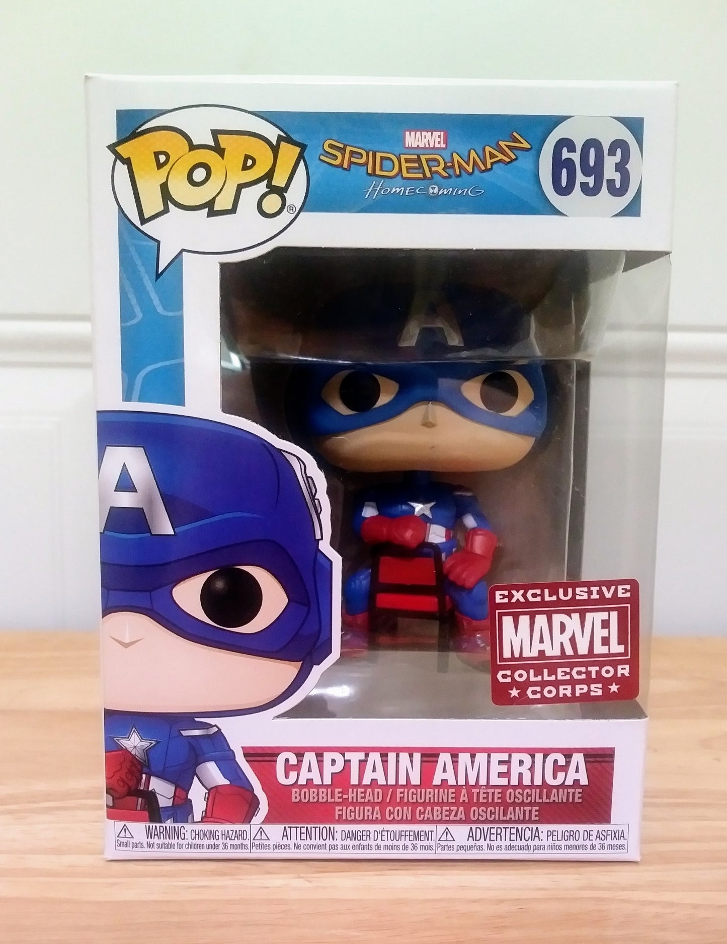 Marvel Funko Pop - Captain America (Collector Corps)