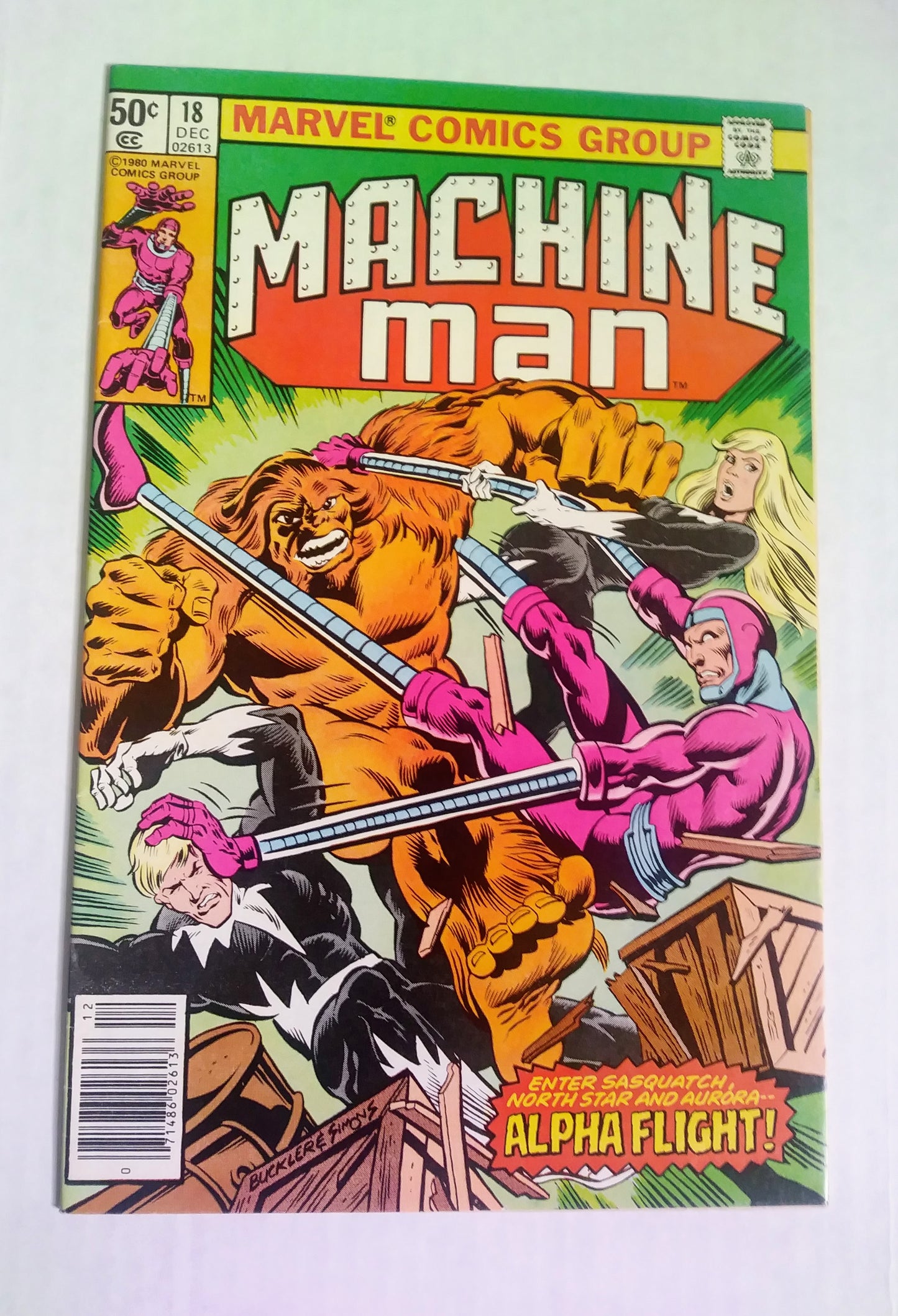 Marvel Comics: Machine Man #18