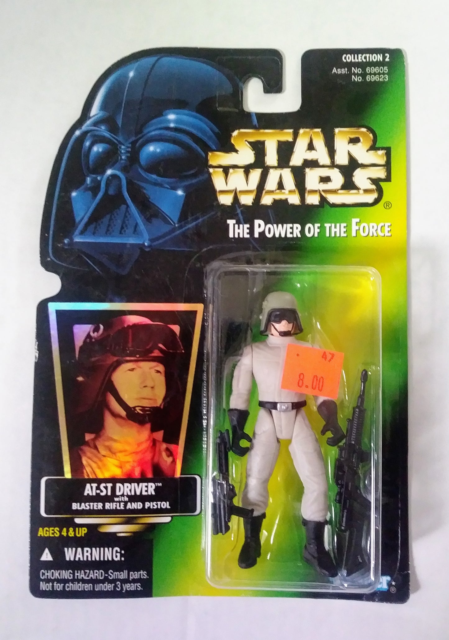 Star Wars carded action figure - AT-ST Driver