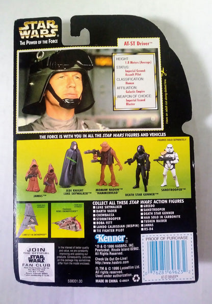 Star Wars carded action figure - AT-ST Driver